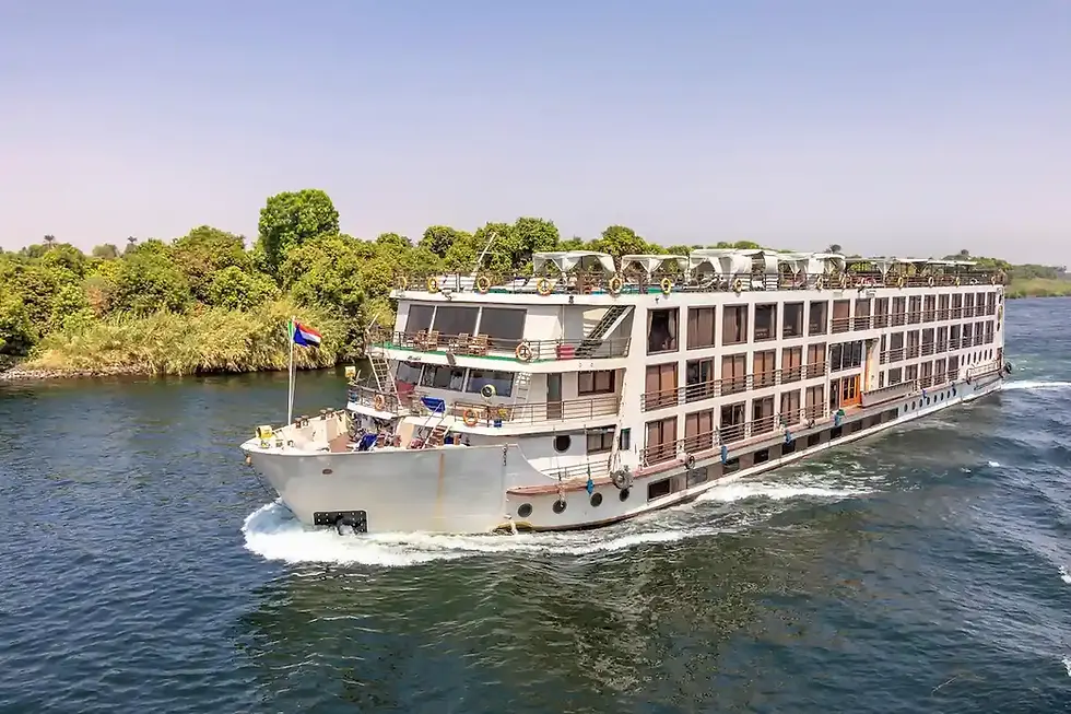 Nilcruise mellom Luxor og Aswan i Egypt