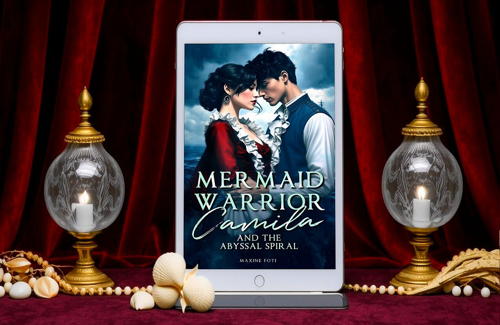 Hasalynx Press Romance Publisher's New Ebook Releases in June 2026: Mermaid Warrior Camila and the Abyssal Spiral (Mermaid Romance).