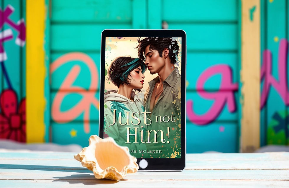 Hasalynx Press Romance Publisher's New Ebook Releases in June 2026: Just Not Him! by Sheila McLaren (Summer Enemies to Lovers Romance).