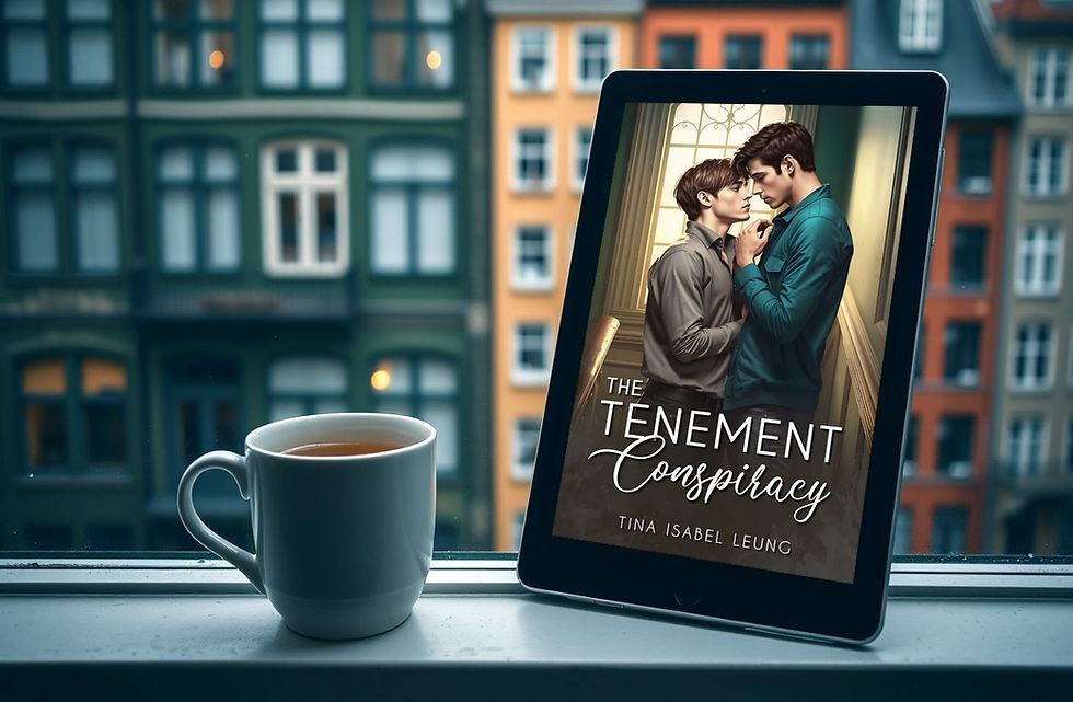 Hasalynx Press's Brand Author Tina Isabel Leung's Gay Romance Book The Tenement's Conspiracy