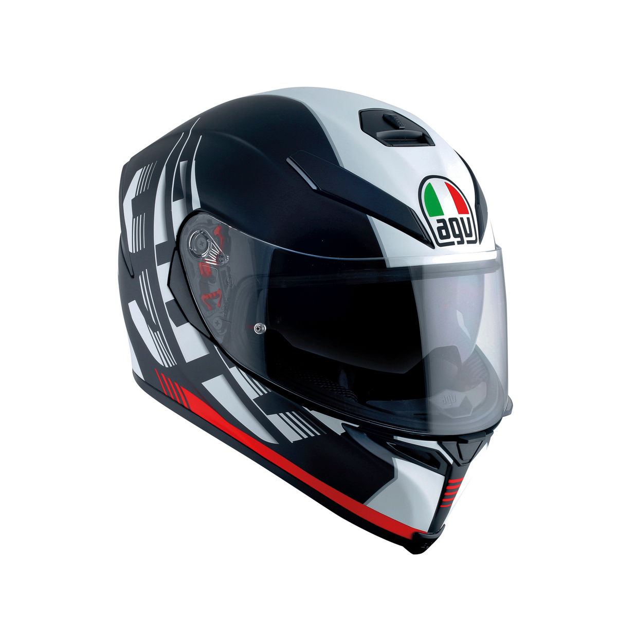 AGV K-5 S DARKSTORM MATT BLACK-RED