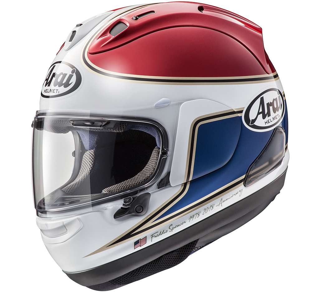 Arai RX-7V SPENCER 40TH RED
