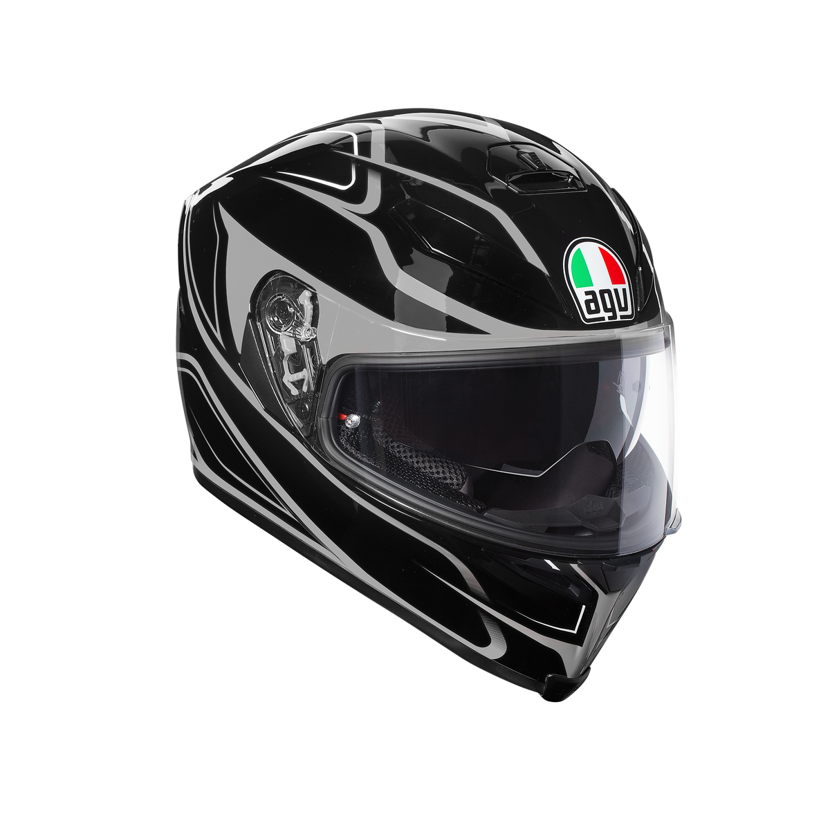 AGV K-5 S MAGNITUDE BLACK-SILVER