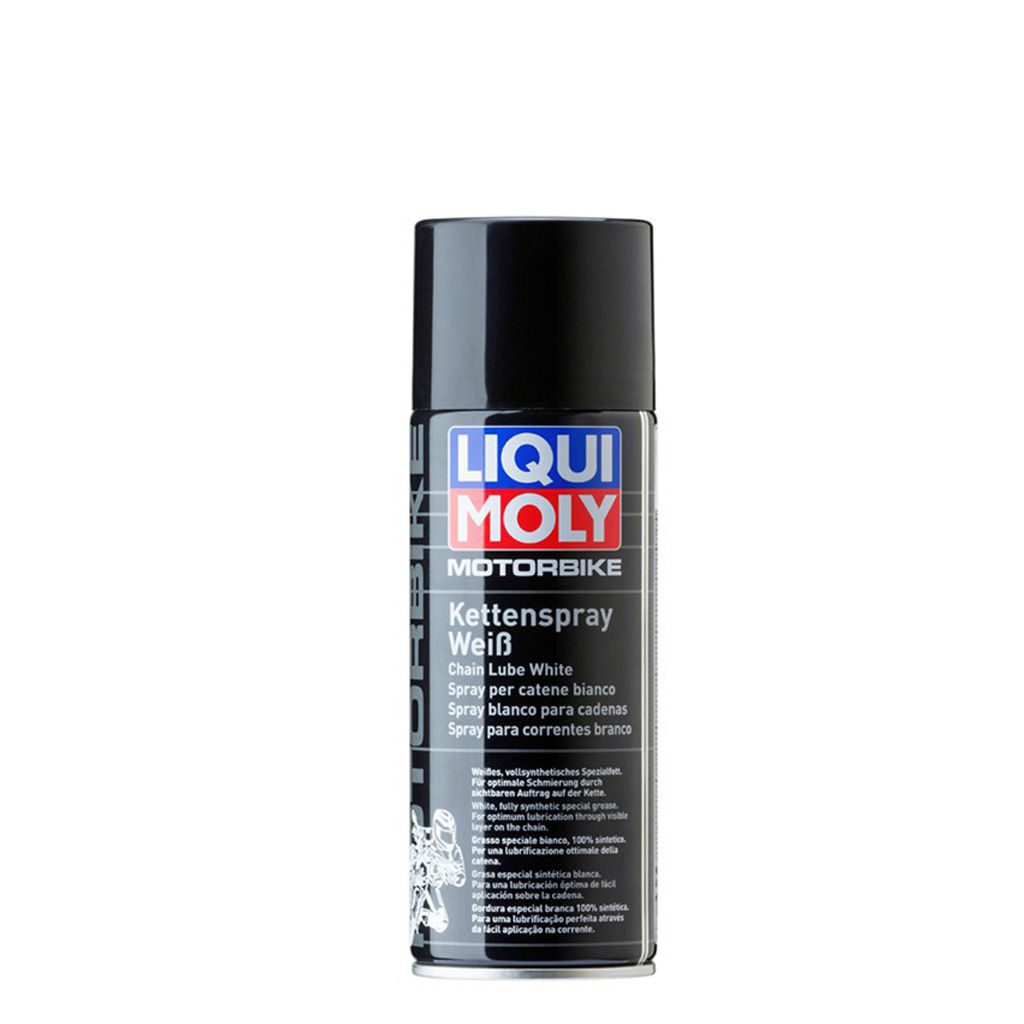 Motorbike Chain Lube White สเปรย์หล่อลื่นโซ่จาระบีขาว 400 ml