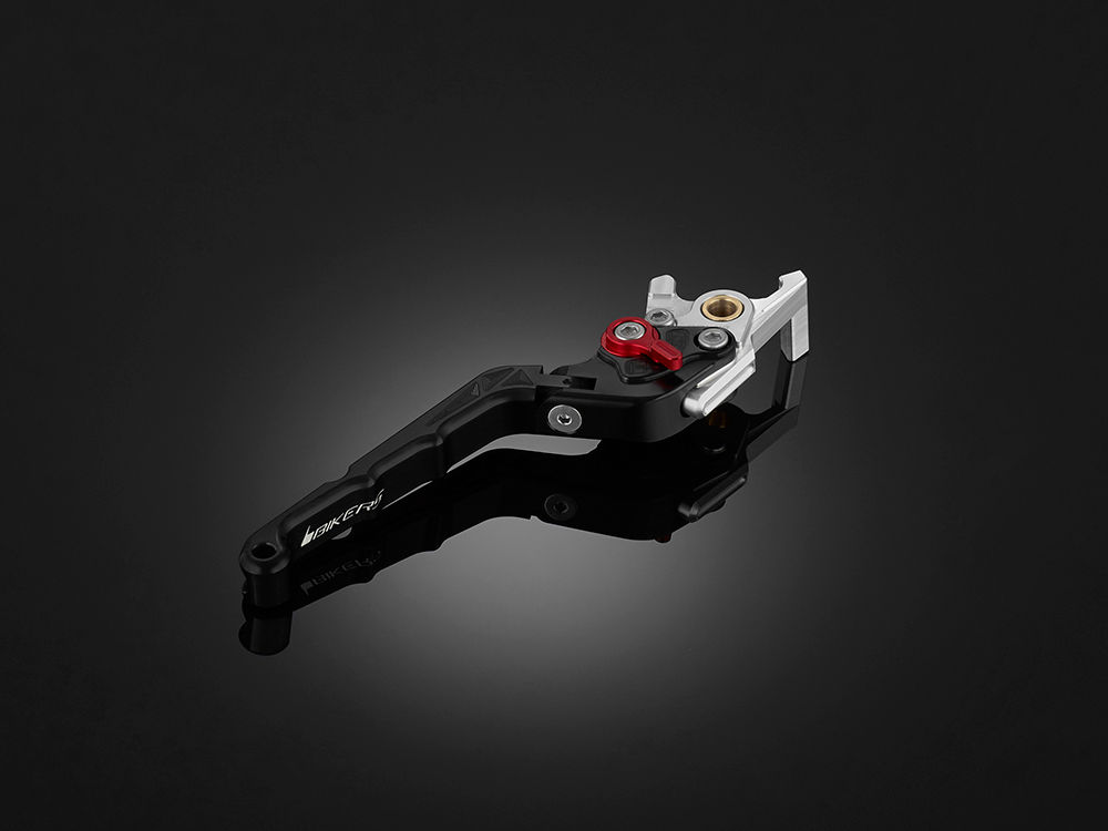 มือเบรกหน้าปรับระดับพับได้ (ก้านยาว) BIKERS Z250/NINJA300 สี BLACK