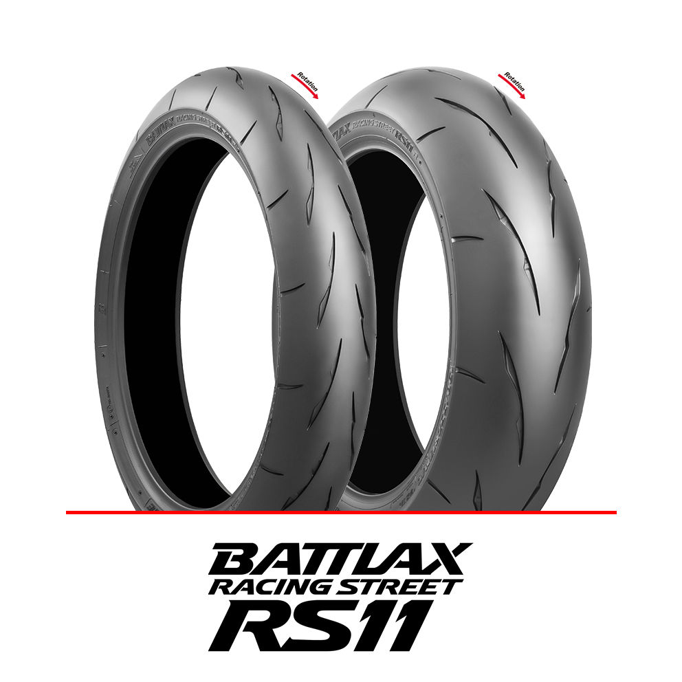 120/70ZR17+190/55ZR17 BRIDGESTONE BATTLAX RACING STREET RS11