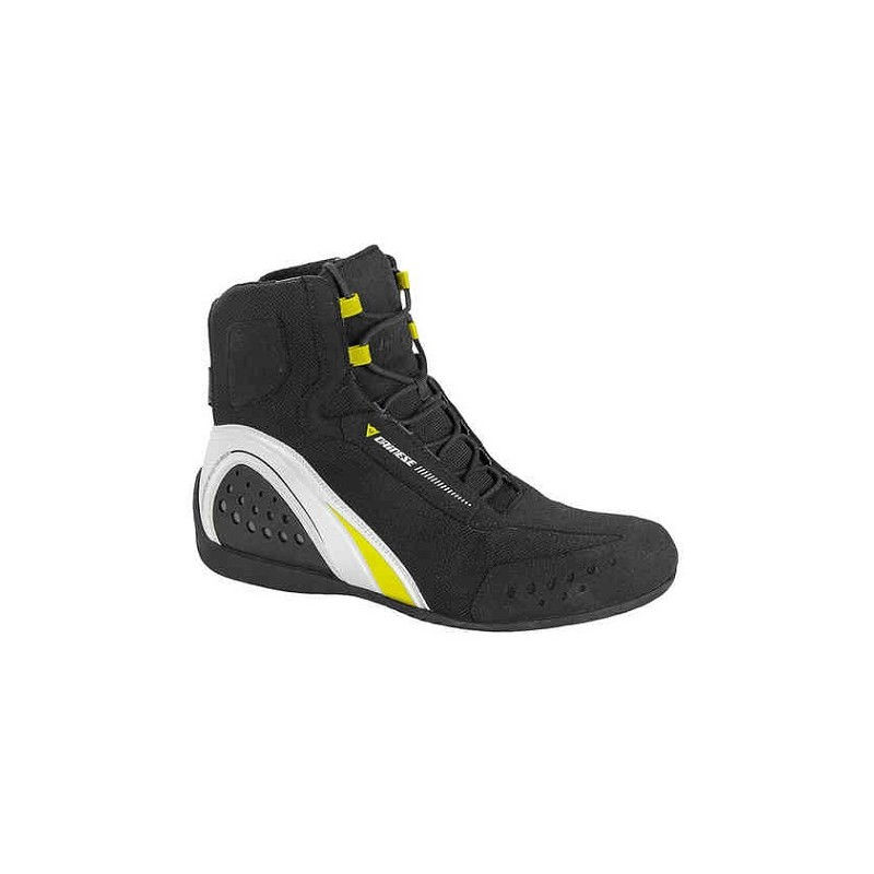 Dainese Motorshoe D-WP Nero/Bianco/Giallo-Fluo #45