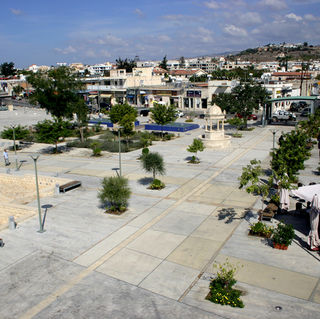 Yeroskipou central square