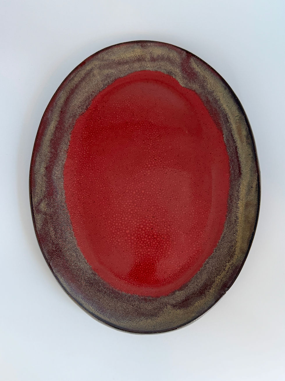 Thumbnail: Crimson Acorn Serving Plate