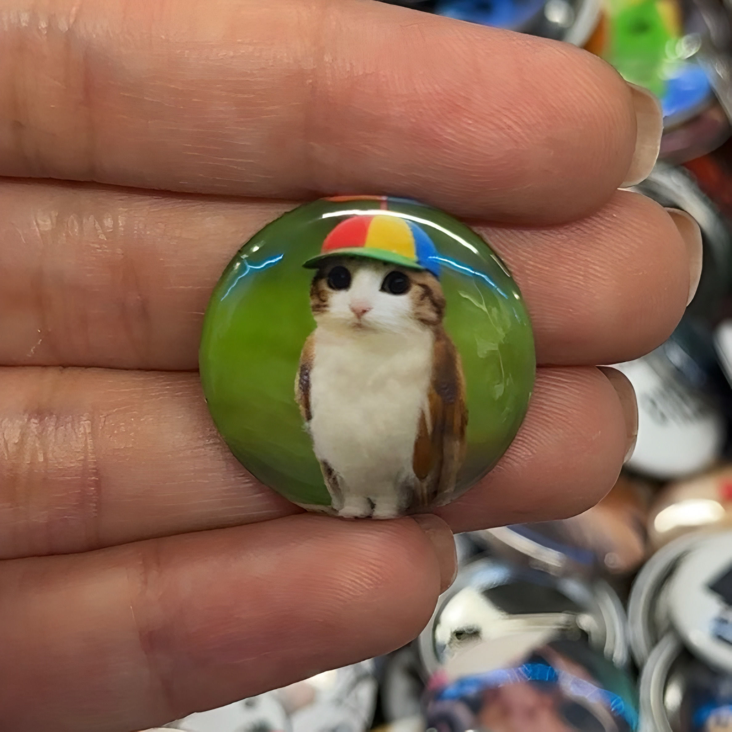 Pin Meowl Gorrita de Colores 3.5 CM