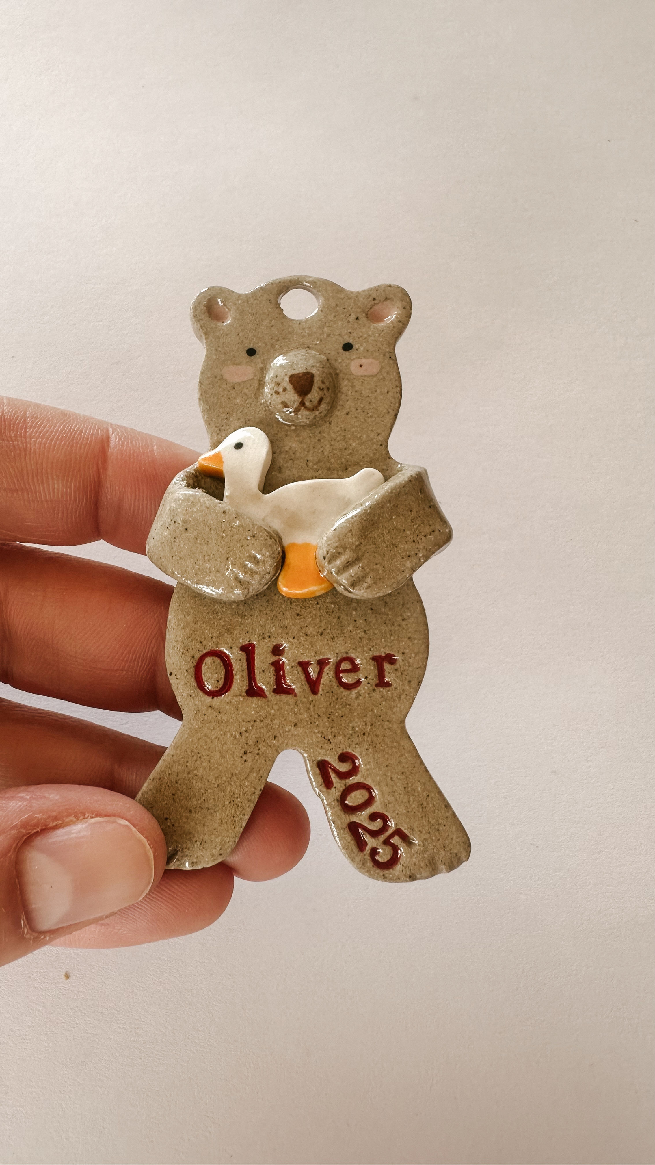 Bear holding things