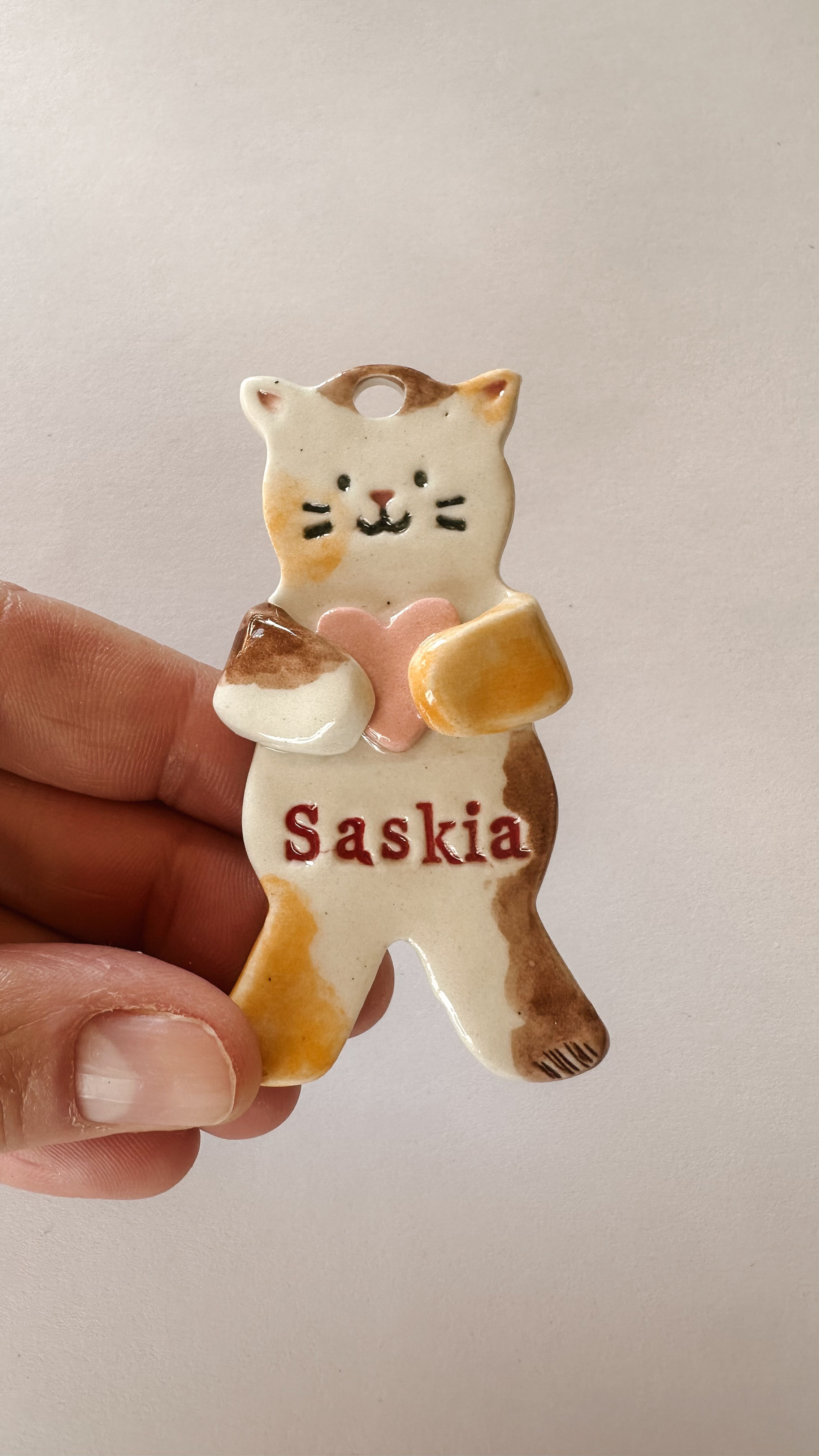 Cat holding things