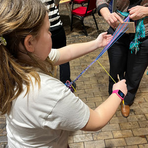 Parent and child band weaving