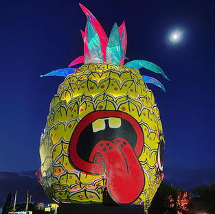 Andy Forbes sculpture Big Pineapple Festival 