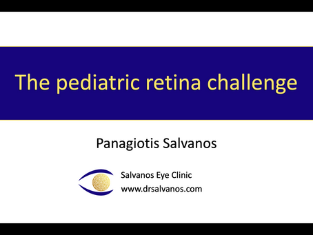 Presentation on challenges in pediatric retina surgery, January 2022