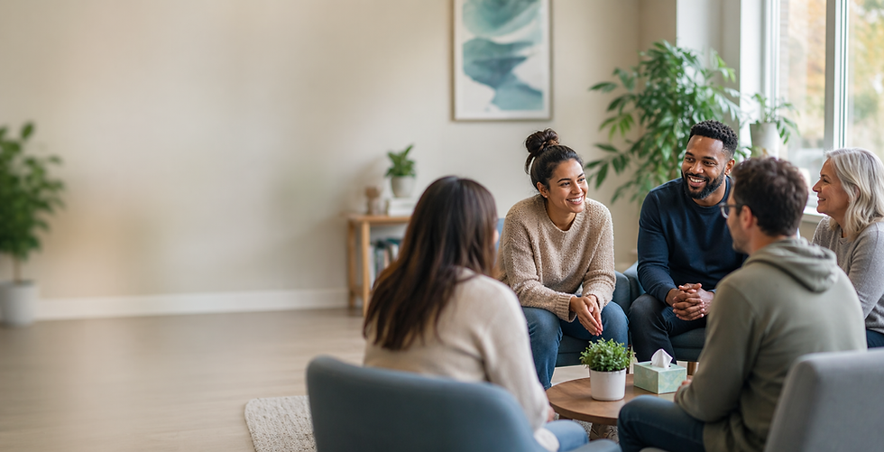 Support and group counseling at Parity Wellness