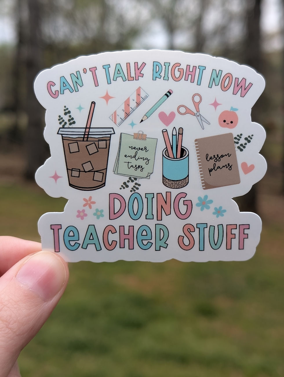 Teacher Stuff Sticker