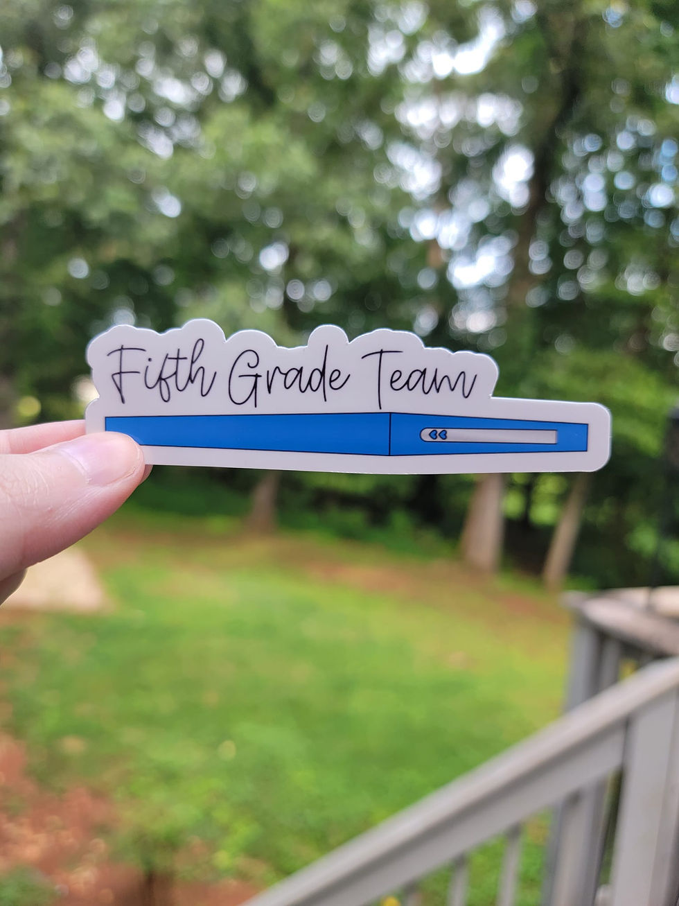 Customized Team Flair Pen Sticker