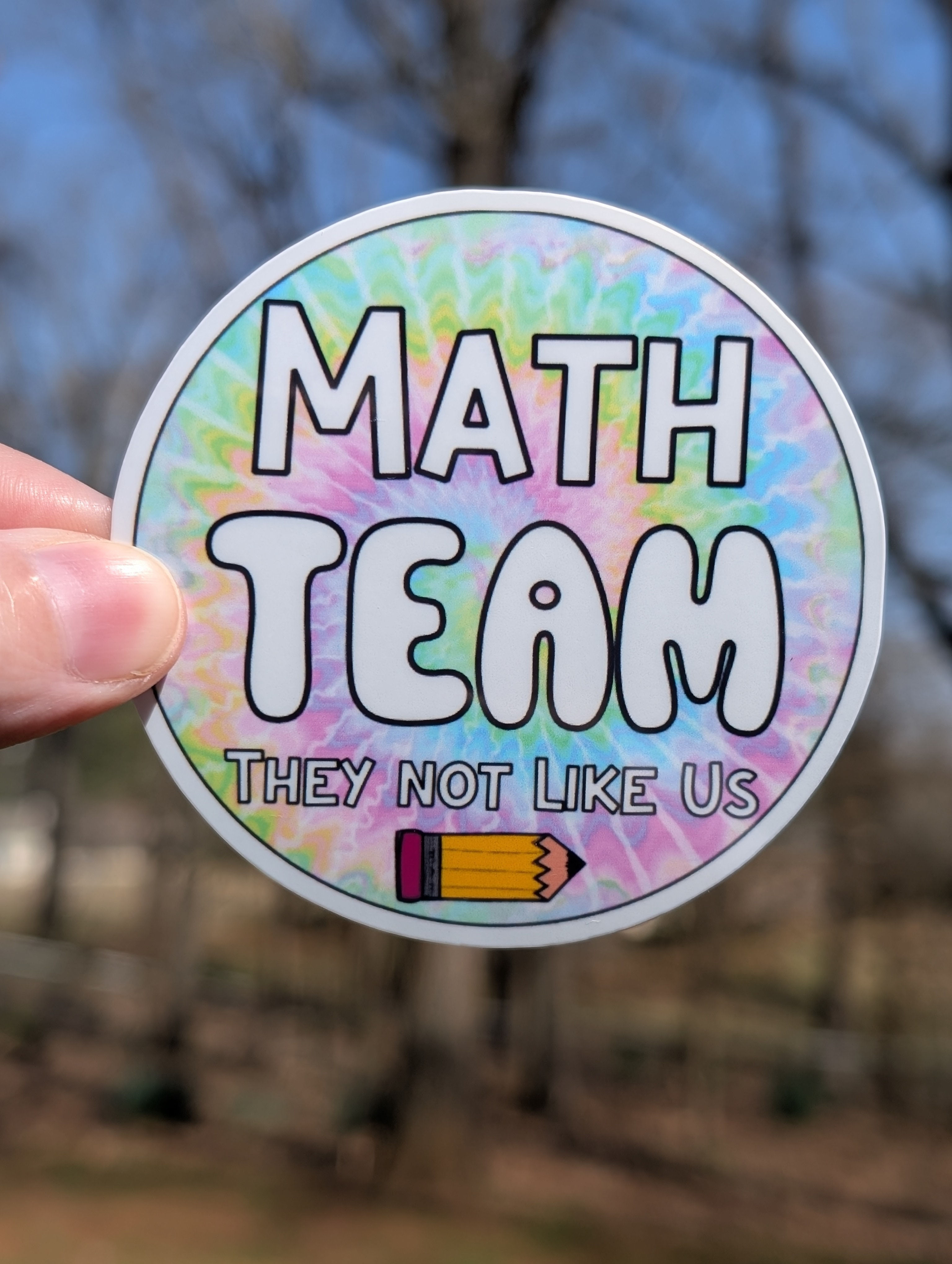 Math Team Sticker