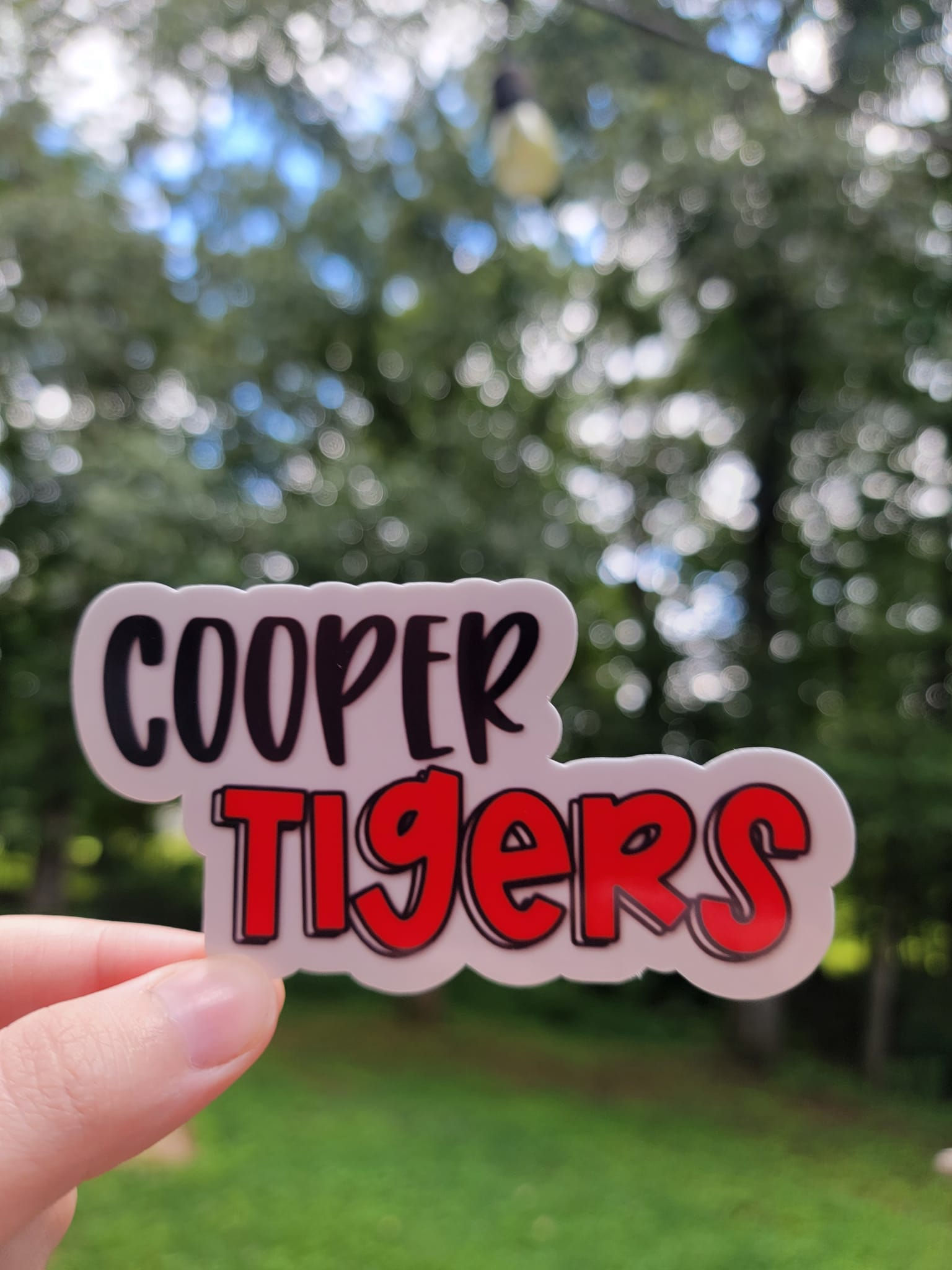 School Spirit Name and Mascot Sticker