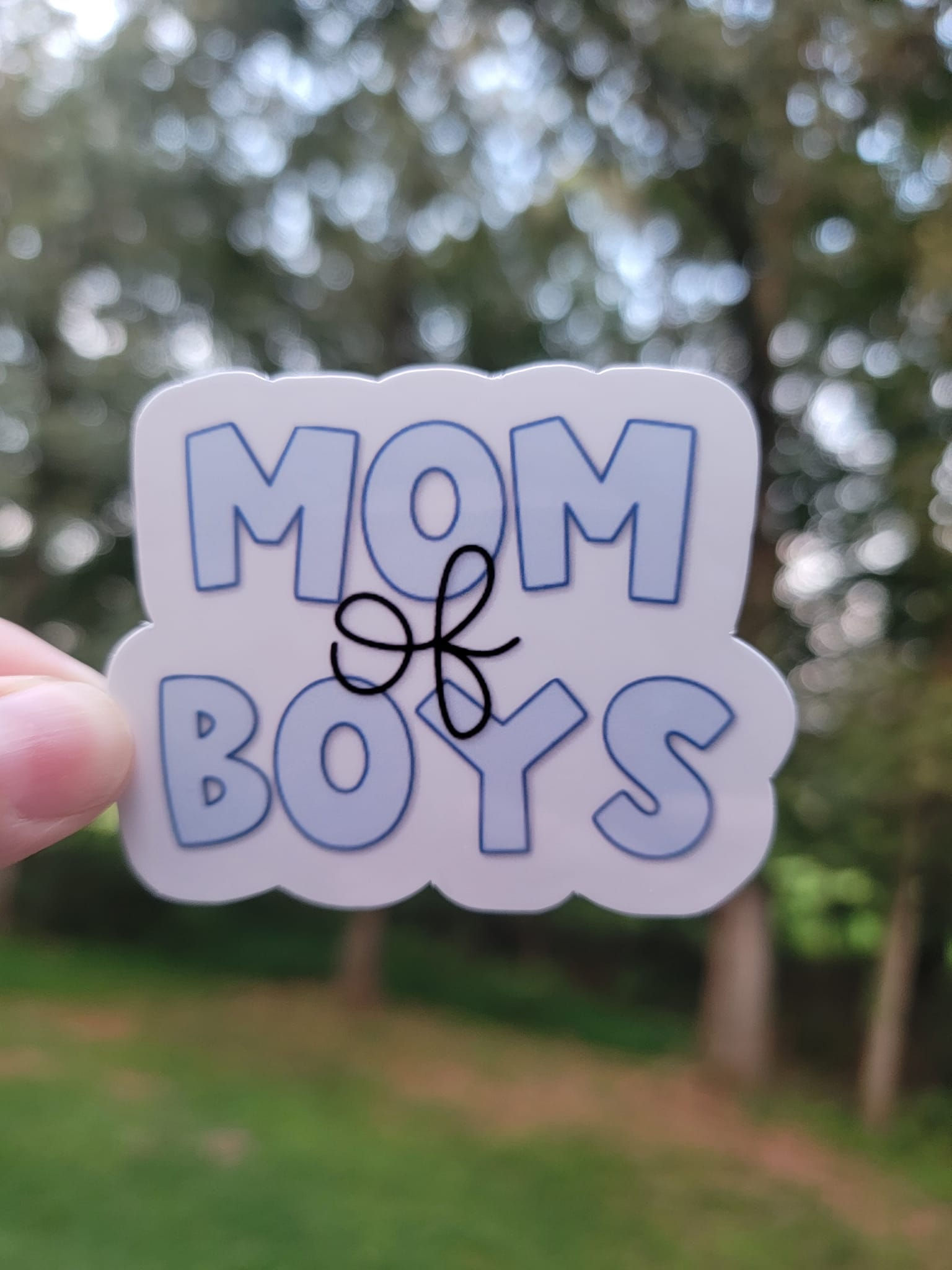 Mom of Boys Sticker