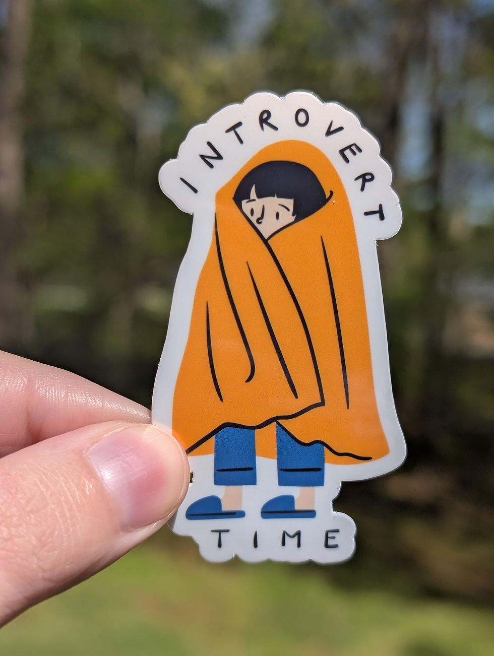 Introvert Time Sticker