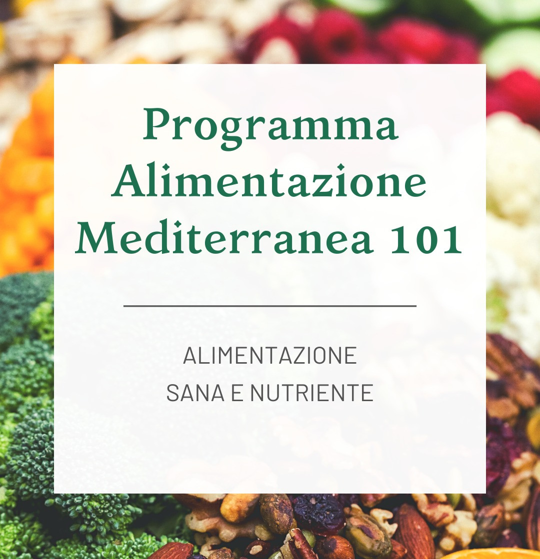 Programma Alimentazione Mediterranea 101 Donna