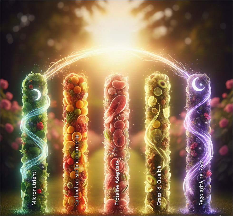 I 5 pilastri della nutrizione per sentirsi più energici ogni giorno