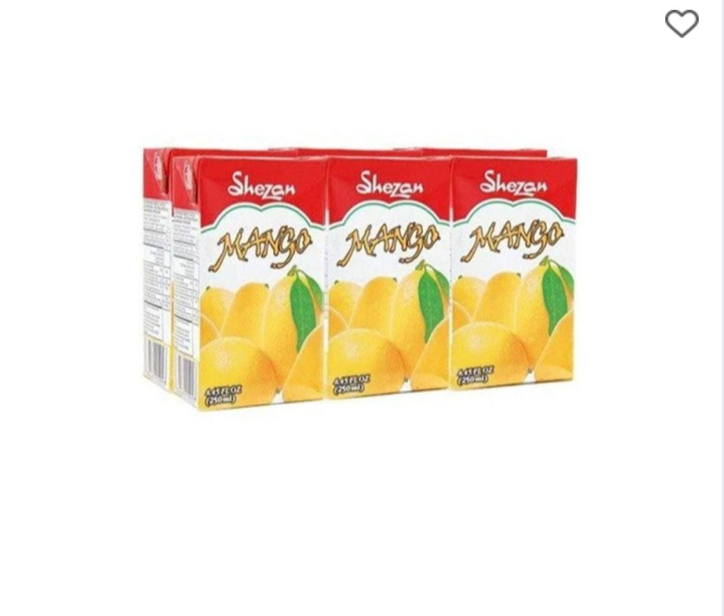 Shezan Mango Drinks  250ml  6pcs
