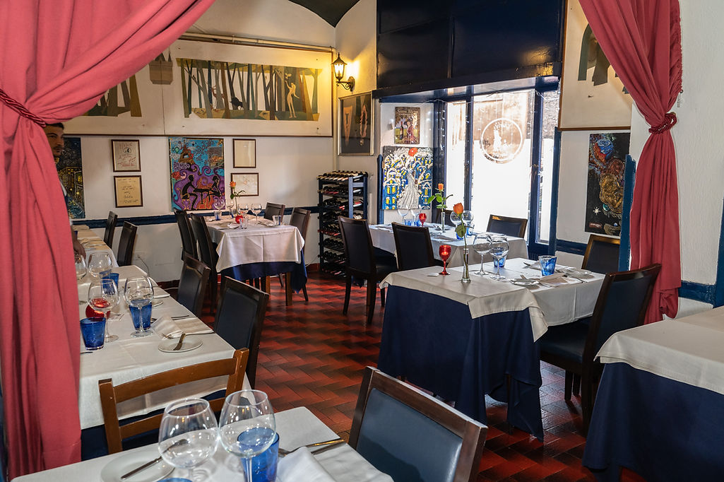foto della sala del famoso ristorante Charly's Sauciere, Storico ristorante di cucina francese a roma
