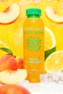 Full Spectrum CBD Peach Lemonade 12oz Bottle by Juice Joint
