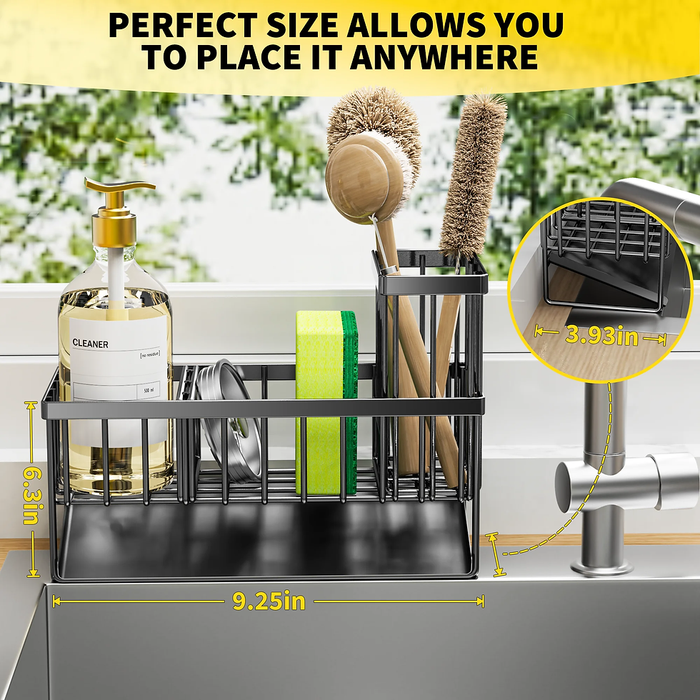 Thumbnail: Cisily Kitchen Item Sink Caddy Kitchen Organizer, Sponge Holder for Kitchen Sink
