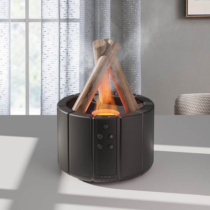 Thumbnail: Simulated Flame Aromatherapy Machine Home Office Desktop Humidifier