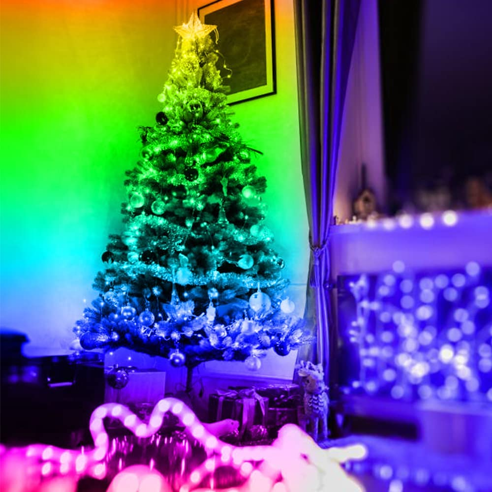 Thumbnail: Battery Powered LED Strip Lights 13.2Ft, LED Lights Battery Operated Color Chang