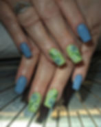 Hand Painted Nail Art
