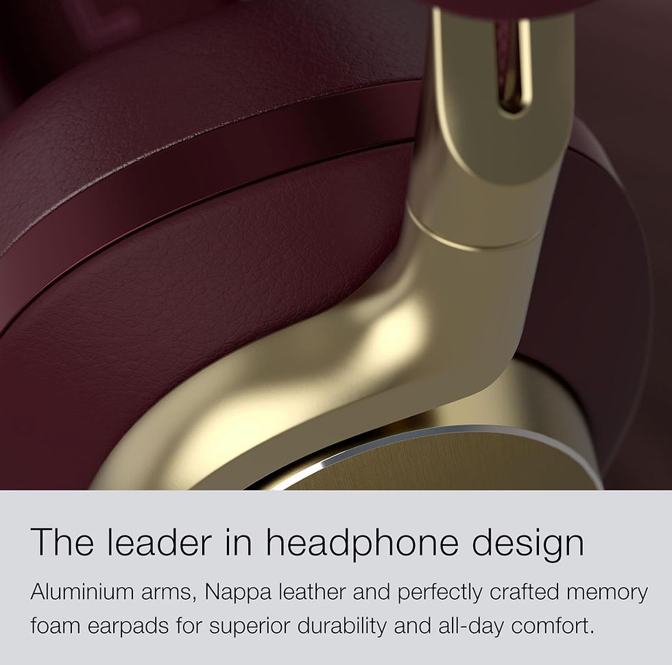 Thumbnail: B+W PX8 Headphone (Blue, Royal Burgundy & Tan)