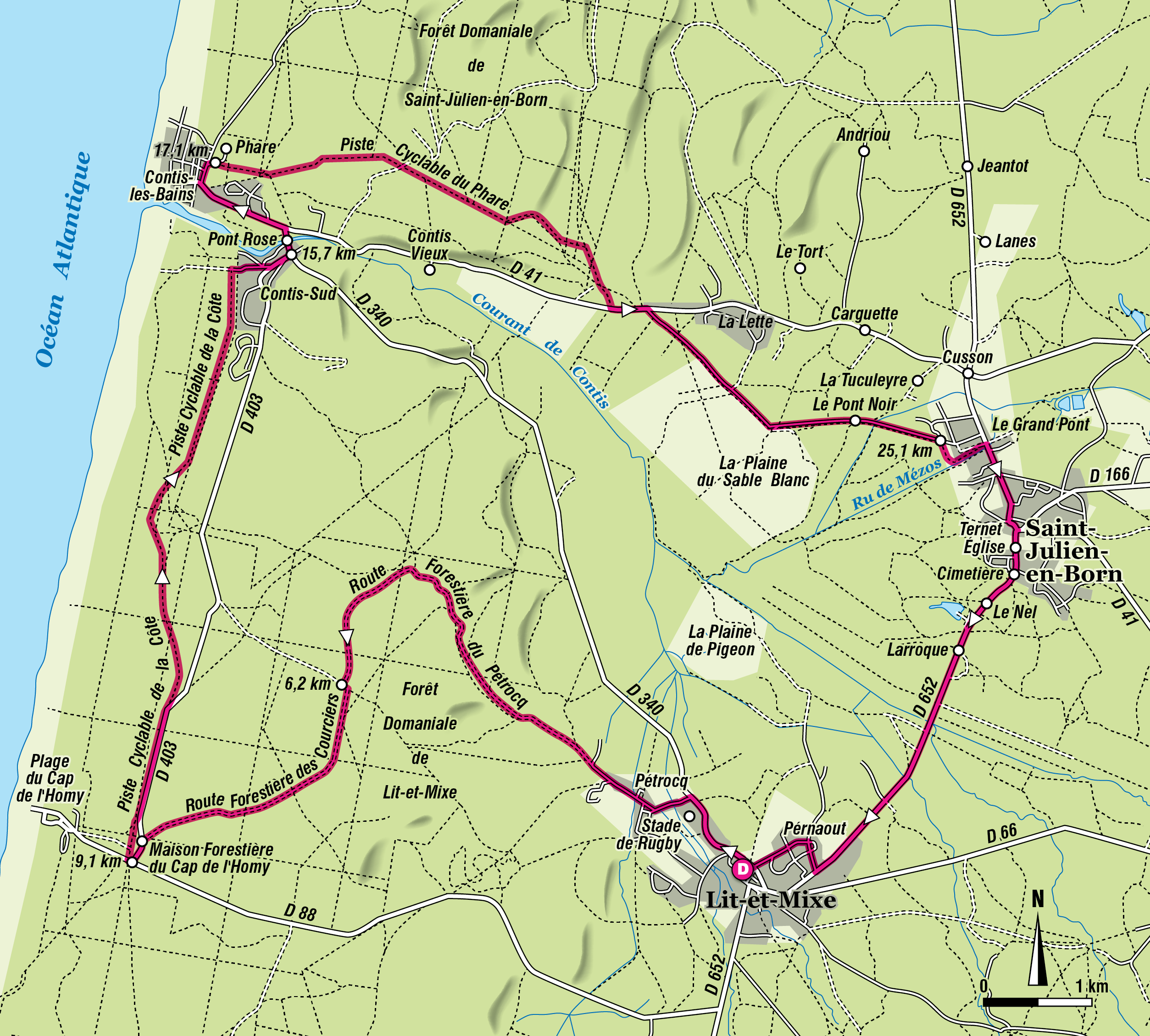 RANDONNÉES VTT - Landes