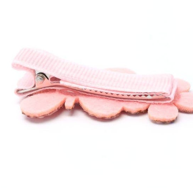 Thumbnail: Card of 2 Diamante Flower and Butterfly Beak Clips 5cm