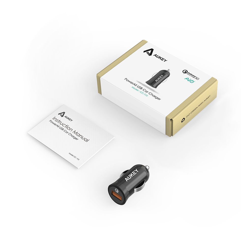 Miniatura: Car Charger with Quick Charge 3.0 Model: CC-T10