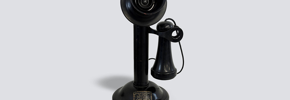Large Scale Candlestick Phone