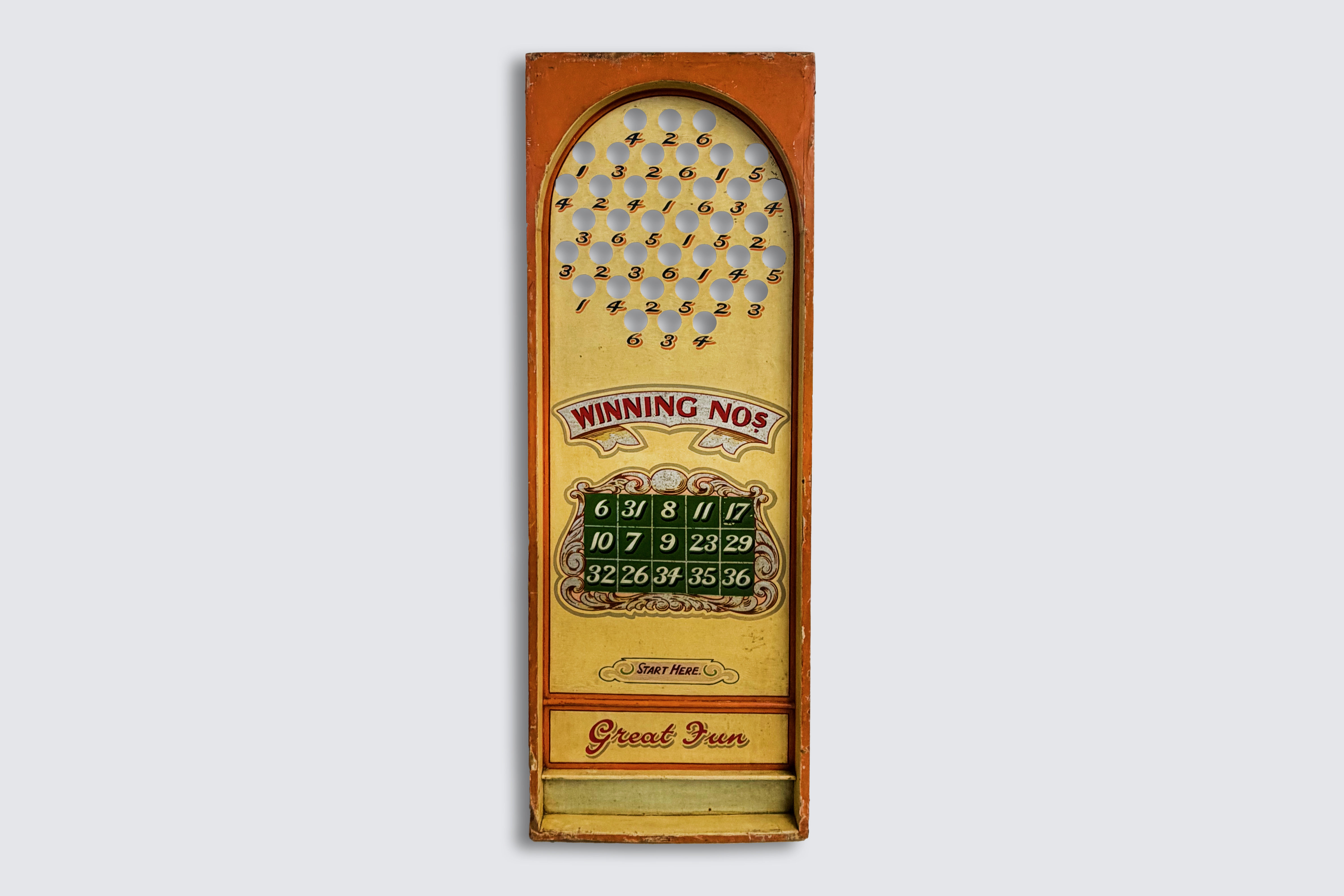 Ball Toss Game Board