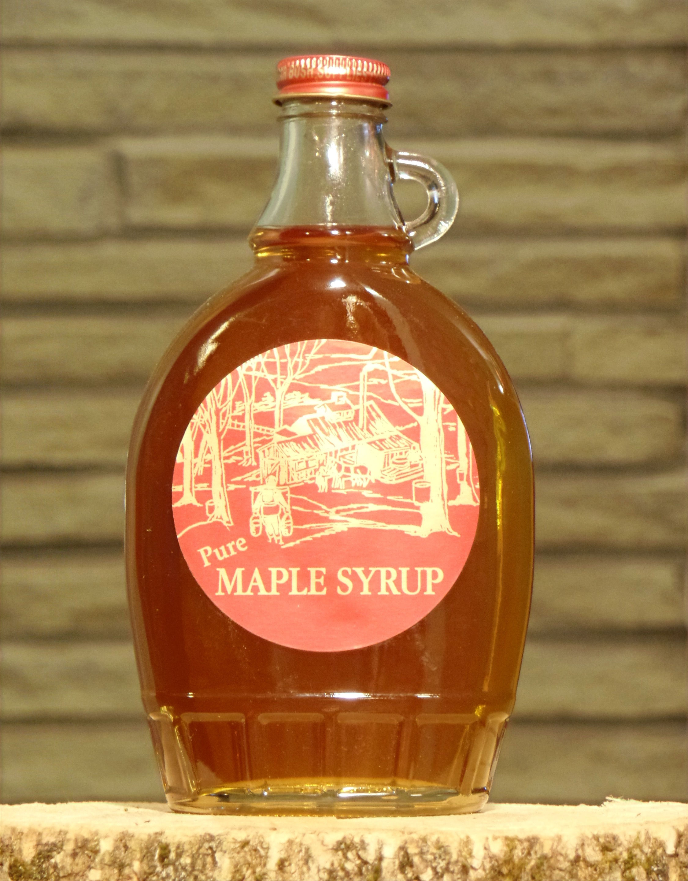 Flat Glass Jug - Large (12oz)