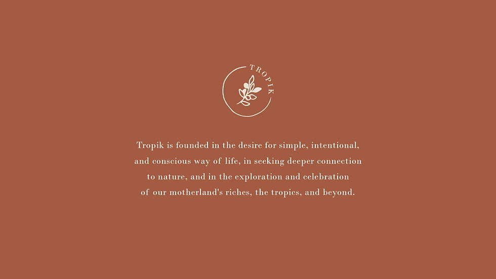 tropik product copy