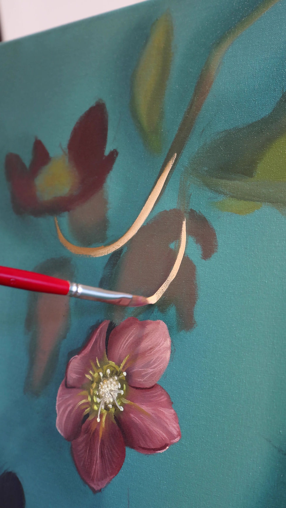 Thumbnail: Hellebore Lady - Original Painting