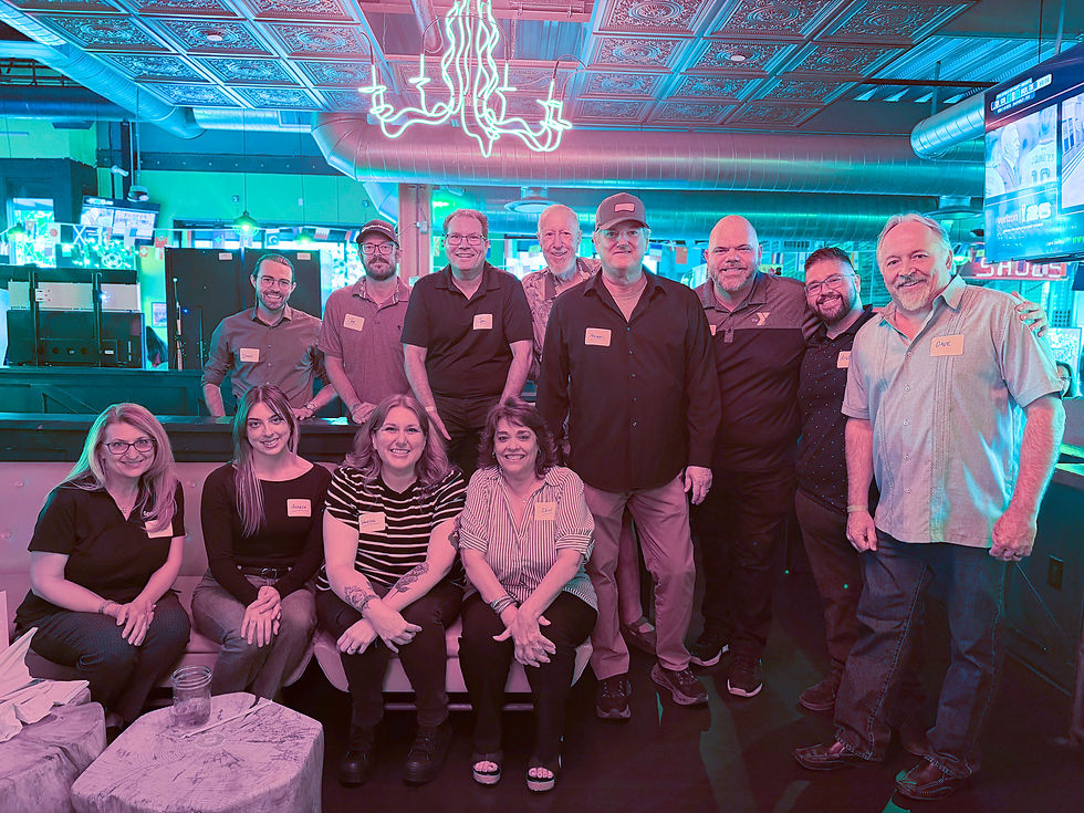 The whole crew. End of season. Beginning of what's next.