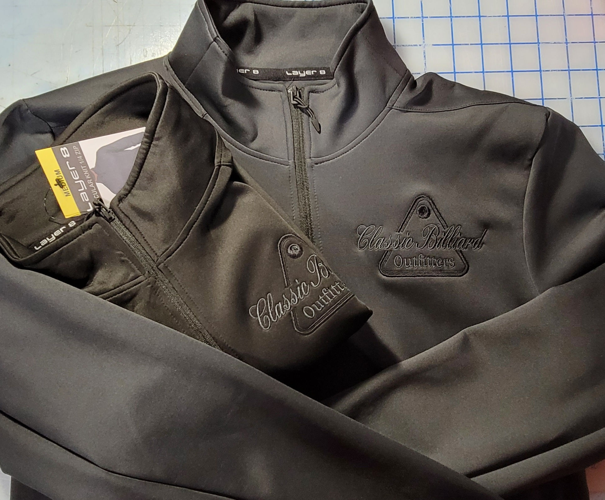 Quarter Zip Long Sleeve Dry Fit - Original "OG" Logo