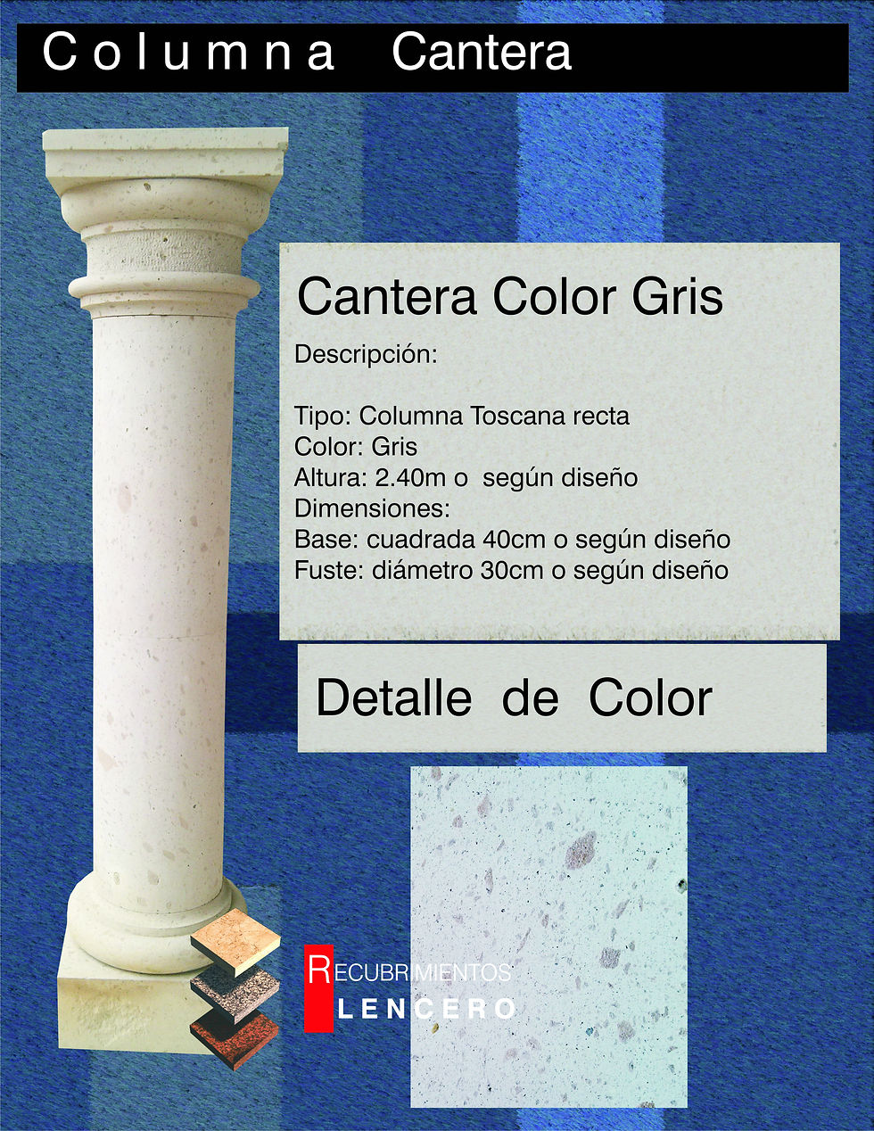 Columna Cantera Gris
