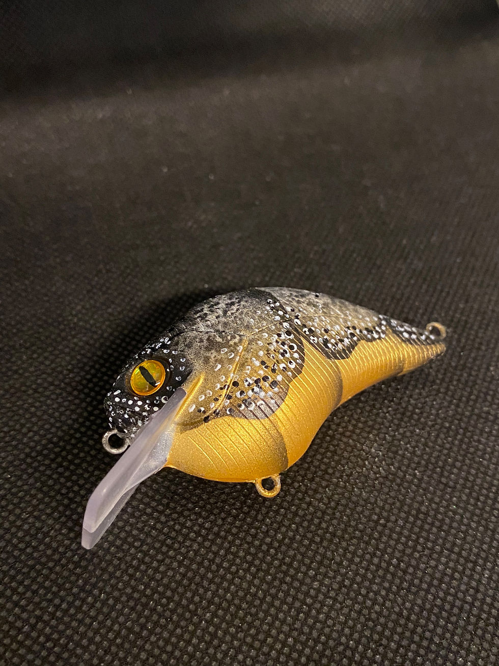 Black, White, Gold Craw