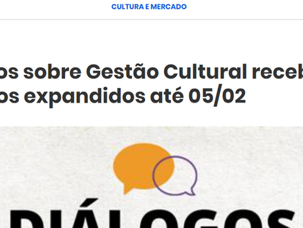 Cultura e Mercado - Diálogos sobre Gestão Cultural recebe resumos expandidos até 05/02  
