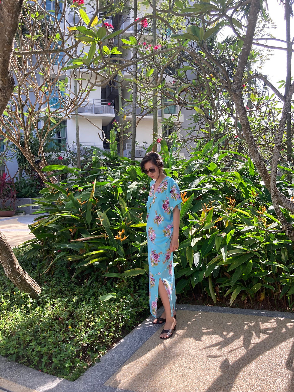 Magallanes Soft Turquoise Kaftan